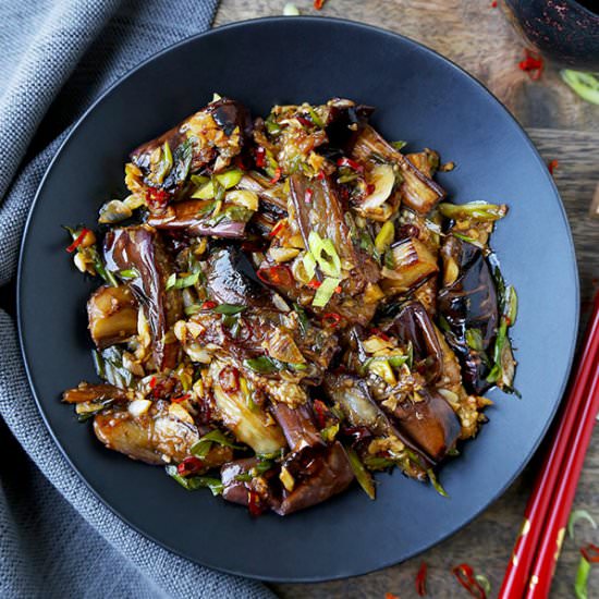 Chinese Eggplant With Garlic Sauce - Recipe photo by misspickledplum