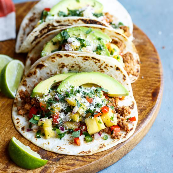 Healthy Turkey Tacos - Recipe photo by sharedappetite