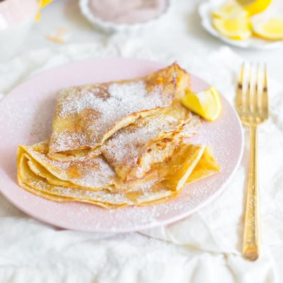 The Best Basic Crepes - Recipe photo by beckysuebakes