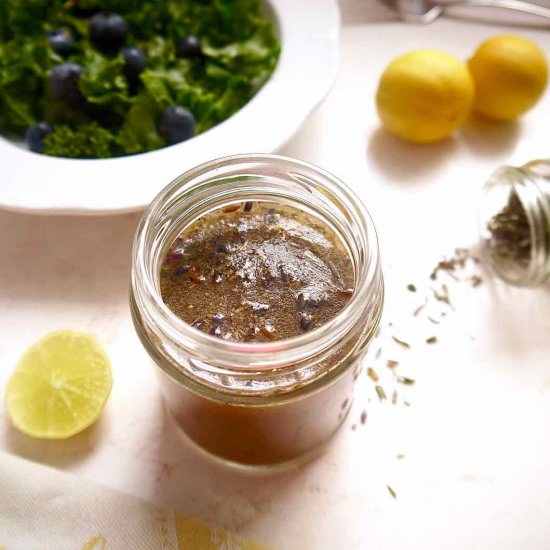 Key Lime Mustard Balsamic Dressing - Recipe photo by perchancetocook.com