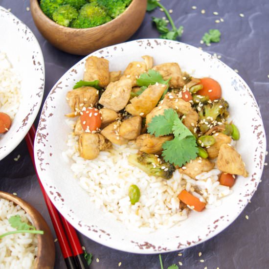 Chicken Teriyaki Rice Bowls - Recipe photo by tiffanybendayan