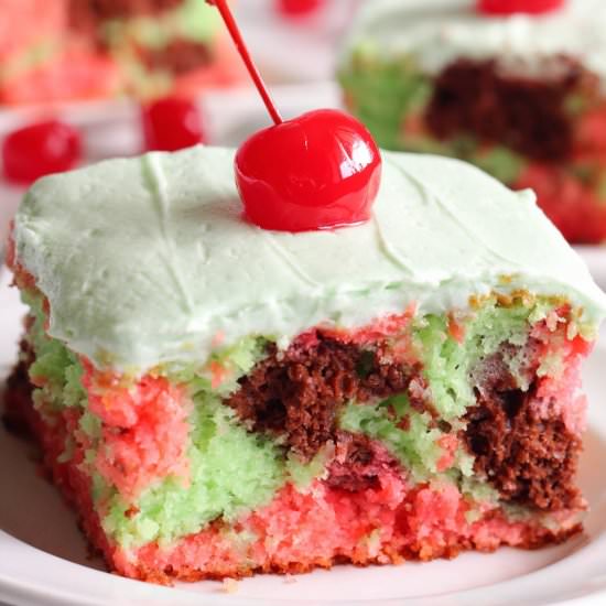 Spumoni Cake - Recipe photo by cakefordinner