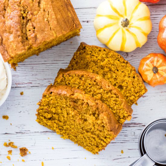 Lanc's Best Pumpkin Bread - Recipe photo by LancFoodieGirl
