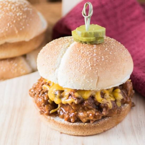 Slow Cooker Sloppy Joes - Recipe photo by noshingwiththenolands
