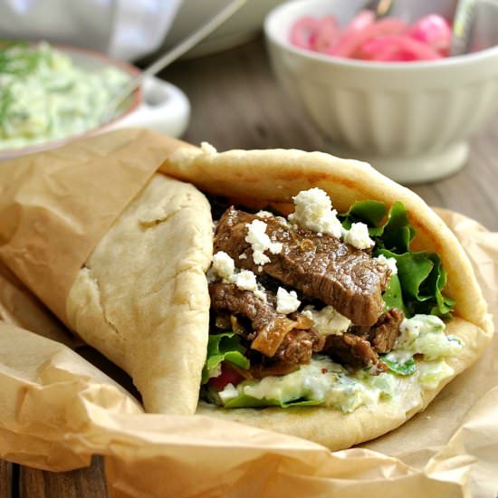 Lamb Shawarma - Recipe photo by PinchandSwirl