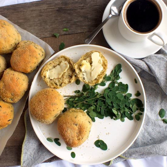 Malunggay Pandesal - Recipe photo by davebakes