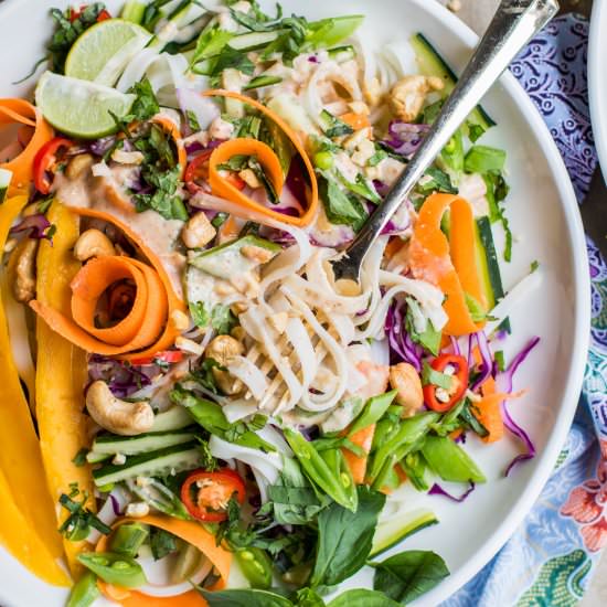 Cold Thai Noodle Salad - Recipe photo by SunkissedKitchen
