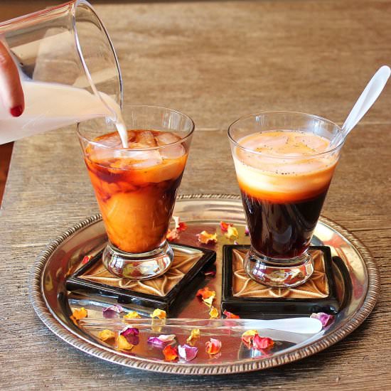 Refreshing & Creamy Thai Iced Tea - Recipe photo by TwoBitTart