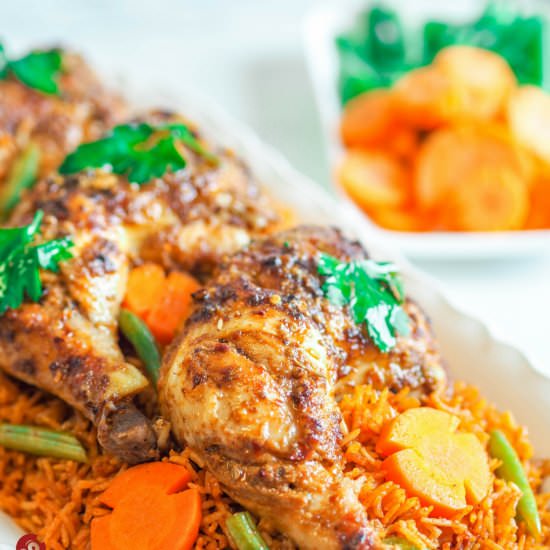 Authentic Cameroonian Jollof Rice - Recipe photo by shapeupafrican