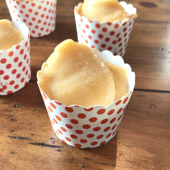 Nectarine Sorbet - Recipe photo by thirstyradish
