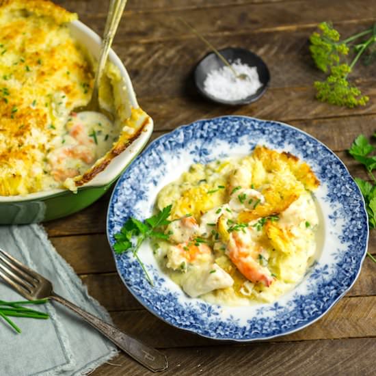 Classic British fish pie - Recipe photo by NerdsWithKnives-Emily