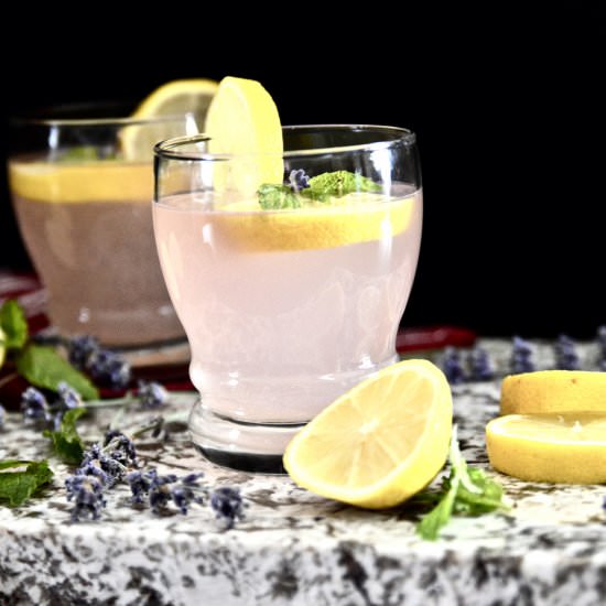 Lavender Mint Lemonade - Recipe photo by Pure and Simple Nourishment