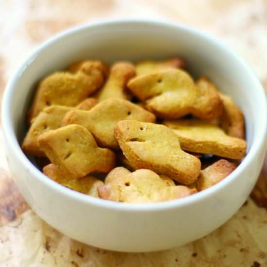 Homemade Gluten-Free/Vegan Goldfish - Recipe photo by strengthandsunshine
