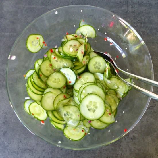 Oriental Cucumber Salad - Recipe photo by Out mijn Keuken