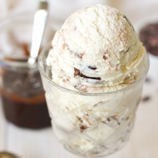 Paleo Brownie Cheesecake Ice Cream - Recipe photo by recipestonourish