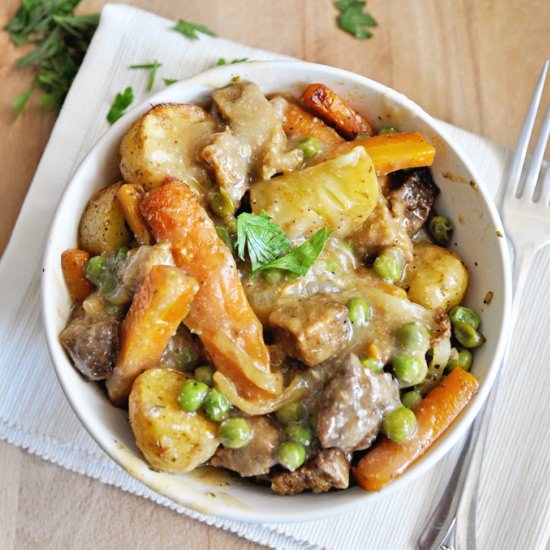 Vegan Meat and Potato Stew - Recipe photo by lettuceeatveggies