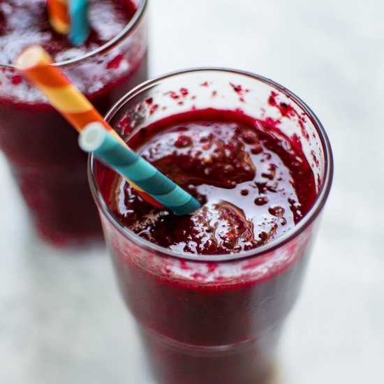 Beet and Berry Smoothie - Recipe photo by saltandlavender