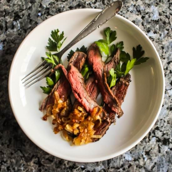 A Brand New Flank Steak - Recipe photo by Lisa G Cooks