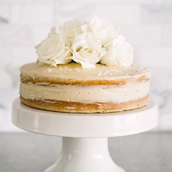 Sweet and Salty Vanilla Bean Cake - Recipe photo by mlovesm