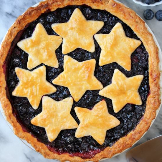Homemade Blueberry Pie - Recipe photo by tms1