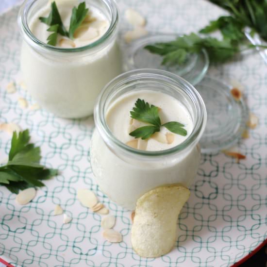 Chilled Garlic Almond Soup - Recipe photo by Home_of_Happy