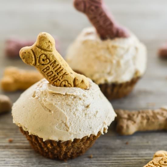Peanut Butter & Banana Pupcakes - Recipe photo by SouthernParm