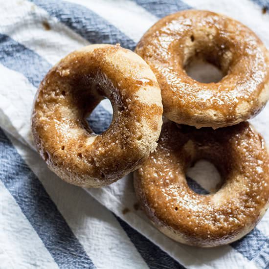 Gluten-Free Maple Baked Donuts - Recipe photo by lemonsandbasil