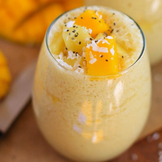 Mango Pineapple Coconut Smoothie - Recipe photo by feelgoodfoodie1