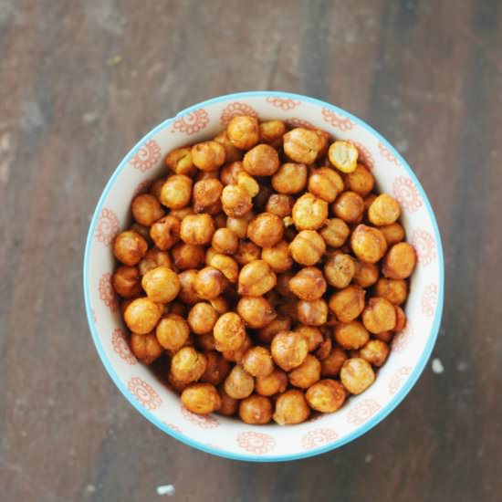 Oven Roasted Chickpeas - Recipe photo by Shweta_mt