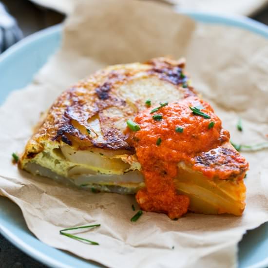 Tortilla Española - Recipe photo by cookingforkeeps