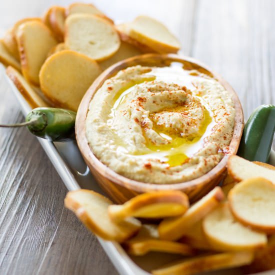 Pineapple Hummus with Paprika - Recipe photo by Take Two Tapas