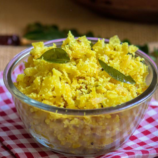 Papaya Thoran - Recipe photo by Palaharam