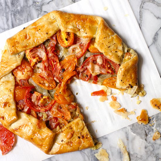 Savory Italian Galette - Recipe photo by suebeehomemaker