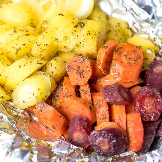 Grilled Carrots In Foil - Recipe photo by lslfunblog