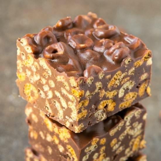 Peanut Butter Cereal Bars - Recipe photo by thebigmansworld