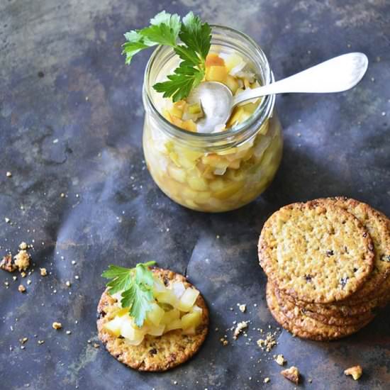 Easy Apple Jalapeno Relish - Recipe photo by AnEdibleMosaic