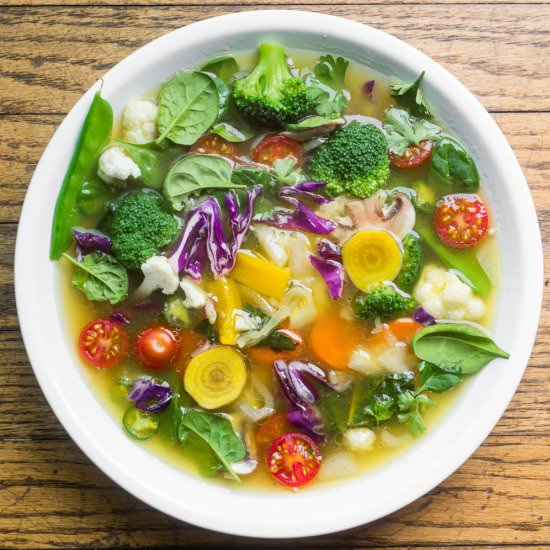 Detox Vegetable Soup - Recipe photo by theviewfromgreatisland