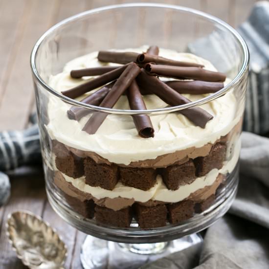 Fudgy Brownie Trifle - Recipe photo by thatskinnychickcanbake