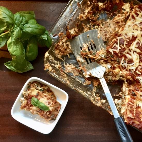 Smoked Gouda and Collard Lasagna - Recipe photo by This Seasons Table