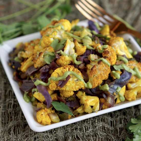 Turmeric Cauliflower Bake - Recipe photo by Eat Your Way Clean