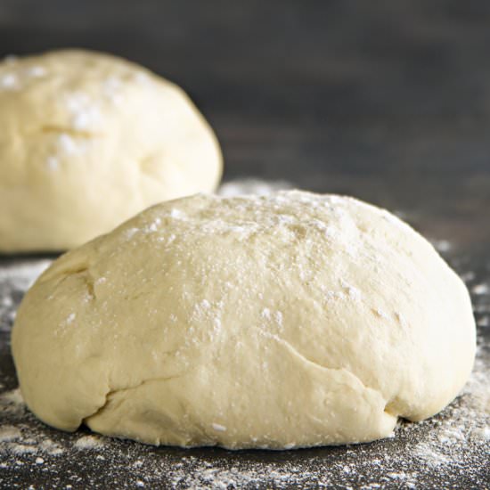 Easy 2-Ingredient Pizza Dough - Recipe photo by Kleinworth &amp; Co