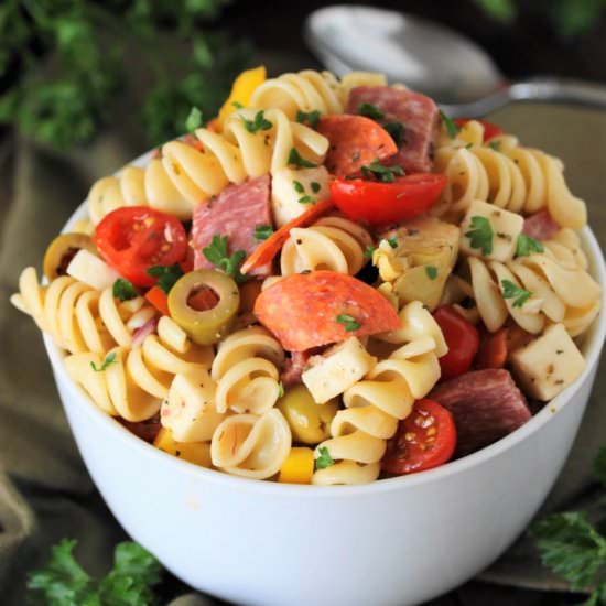 Antipasto Pasta Salad - Recipe photo by thekitchenismyplayground