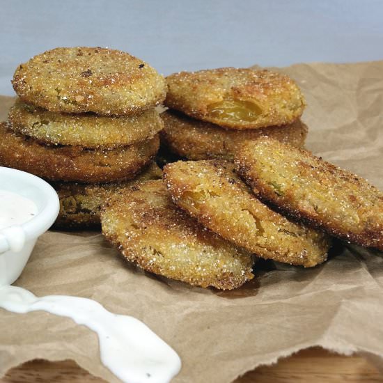 Fried Green Tomatos - Recipe photo by GrazingGlutton
