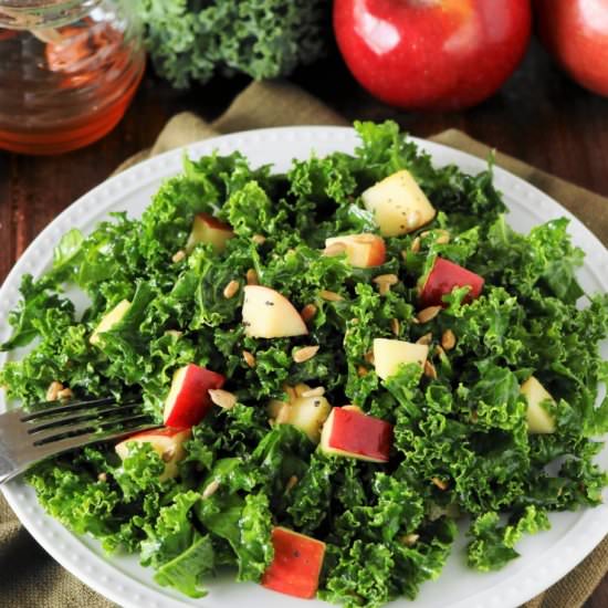 Kale & Apple Salad - Recipe photo by thekitchenismyplayground