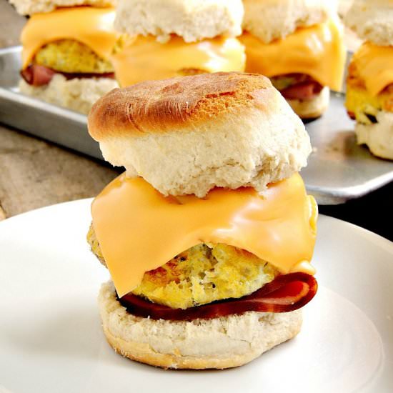 Mile High Denver Omelet Biscuits - Recipe photo by BobbisKozyKitchen