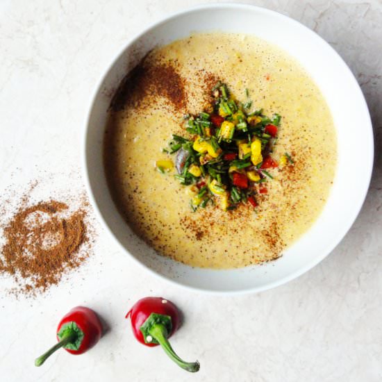 Sweet Corn & Cinnamon Soup - Recipe photo by foodiesisterspl
