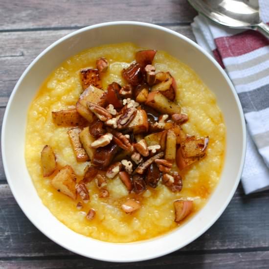 Breakfast Polenta: Sweet or Savory - Recipe photo by One Hungry Bunny