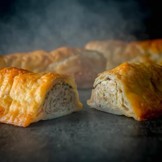 Apple and Mustard Sausage Roll - Recipe photo by Brian Jones