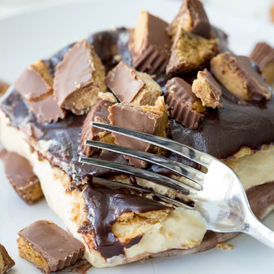 Easy Reese's Ice Box Cake - Recipe photo by ezpzmealz