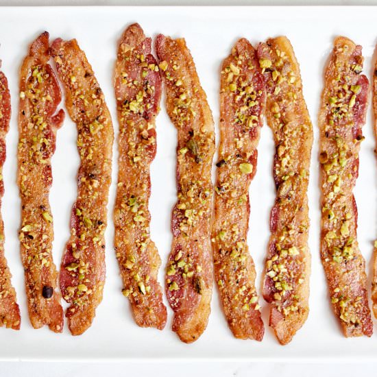 Sweet Pistachio Bacon - Recipe photo by personallypaleo
